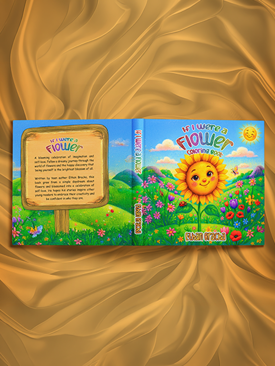 Colorful Children's Book Cover Illustration - Professional Storytelling Design