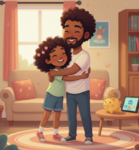 Illustrated children's book artwork
